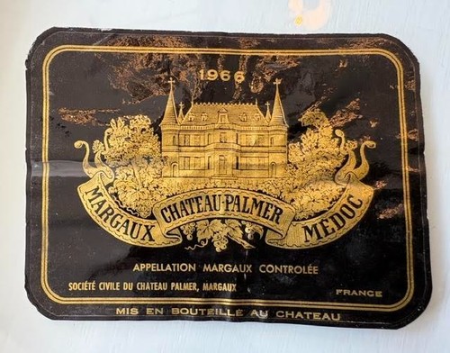 Vintage 1966 margaux - margaux, chateau