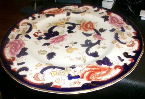 Hand painted mason ironstone - hand,