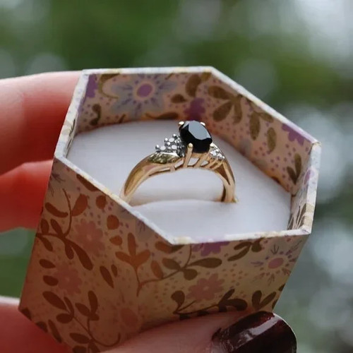 Black onyx and diamond accent - onyx,
