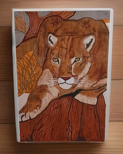 Contemporary mountain lion - contemporary,