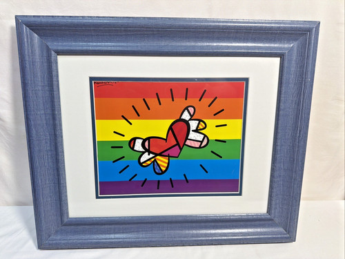 Romero britto pride heart - pride,