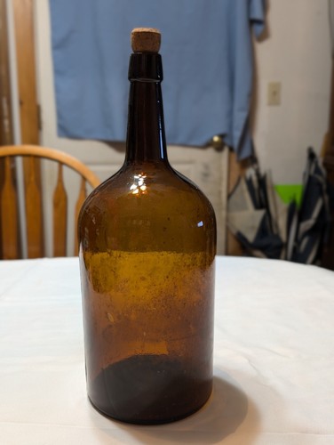 Antique mold blown brown - antique,