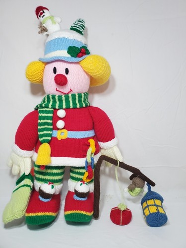 Quality hand made knitted doll