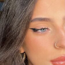 6mm 925 Sterling Silver Thin Nose Ring Hoop Small 22 Gauge / 0.6mm Thin