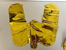 Giant Foil letter alphabet name balloon Gold  40" inch wedding party