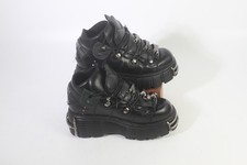 U Double Black Leather