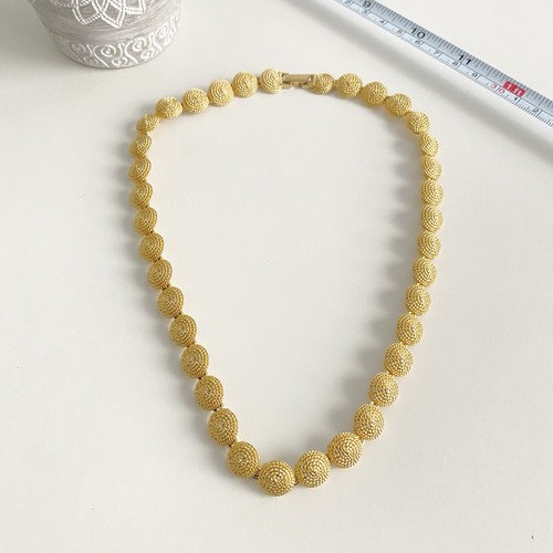 Vintage etruscan textured bead - etruscan,