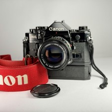 Film Camera Canon A-1 Black