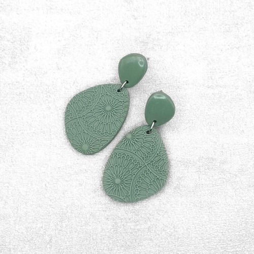 Handmade emerald green pebble - handmade,