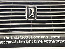 Lada 1200 Saloon & Estate Range Car Sales Info Brochure 4 Pages Frameable