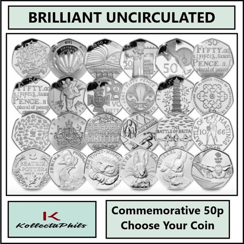 50p coin fifty pence - 50p,