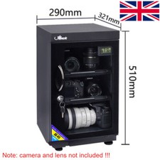 40L Camera Equipment Storage Digital Electronic Dehumidify Dry Cabinet Box UK
