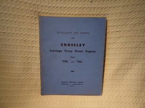 Vintage crossley scavenge pump - scavenge,