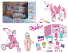 Zapf Baby Annabell Doll & Playsets - Unicorn/Pop Up Shop/Deluxe Bath Set
