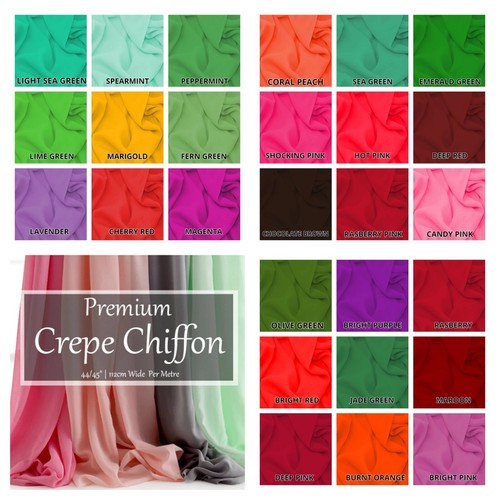 Sheer crepe chiffon - sheer, fabric
