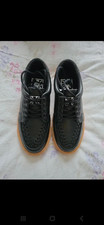 TUK black leather sneakers UK size 4/EU 37 BRAND NEW IN BOX