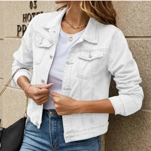 Ladies womens denim - denim, jacket