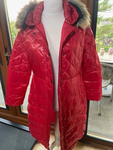 Ladies puffa coat full length - puffa,