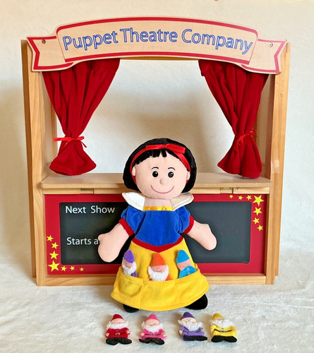 Elc wooden puppet theatre - puppet, with