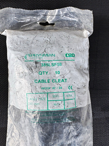 Prysmian cable cleat - cable, 385lsf08