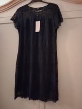 Ladies' NEXT Navy Lace Dress- Size UK18, EU44