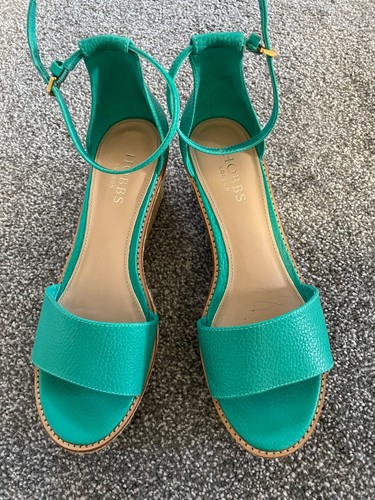 Hobbs turquise real leather