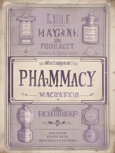 Vintage pharmacy sign - sign, french