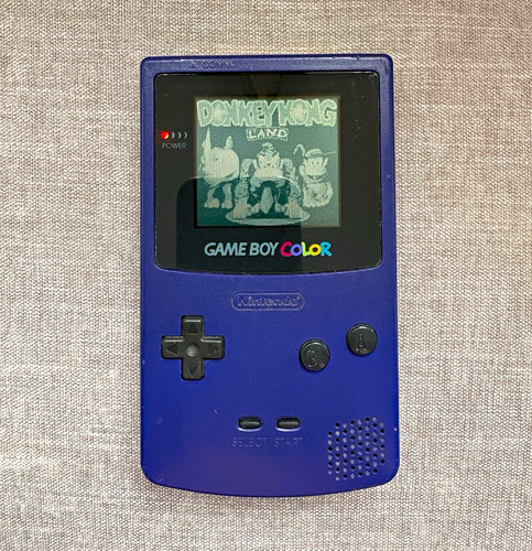 Nintendo game boy color purple - color,