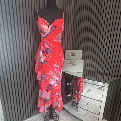Lipsy london red floral - london, wrap