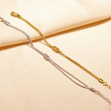 18K Gold Love Knot Bracelet