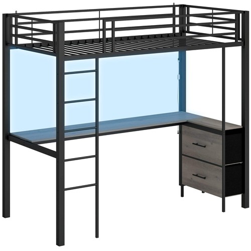 Metal bunk bed - bunk, with