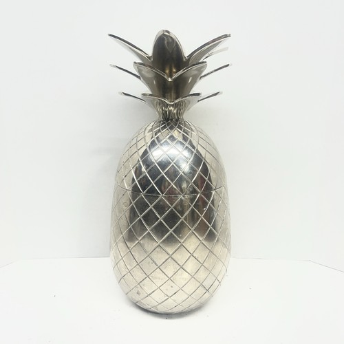 Silver metal pineapple ice - metal,