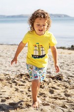 Frugi Boys Yellow Top - Avery