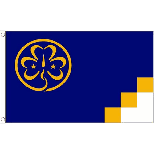 Girl guides flag table - girl,