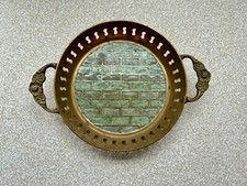 Vintage Brass Enameled