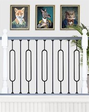 Deluxe Set of 2 Black Stair