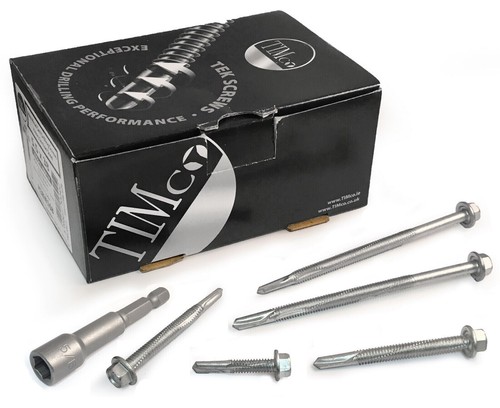 Heavy section tek screws - section, steel