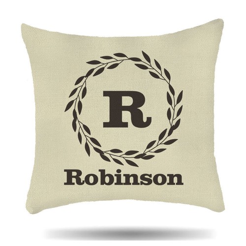 Personalised linen cushion - personalised,