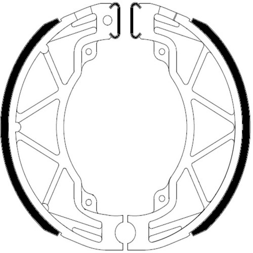 Ferodo rear brake shoe - brake, fsb954