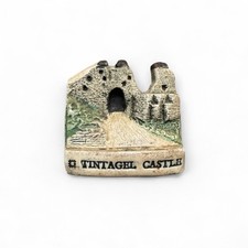Tintagel Castle English Heritage Guide Cornwall Ceramic fridge magnet souvenir