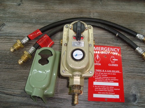 Gas regulator for two g - gas, l.p.g