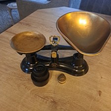 Salter No. 56 Kitchen Scales With Cast Iron Weights