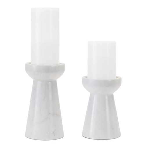 Modern marble candle holder - modern,