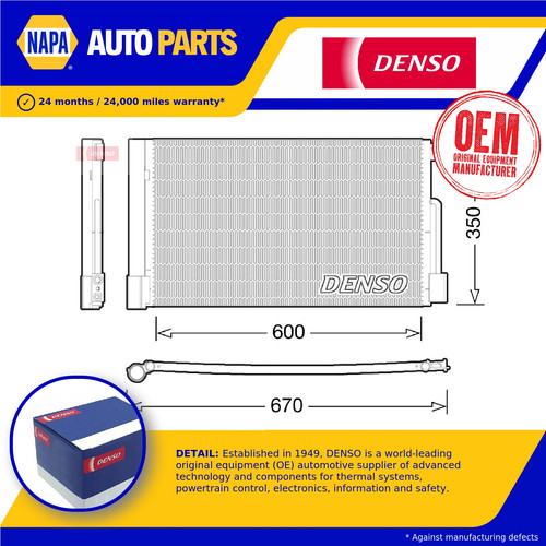 Air con condenser fits - air,