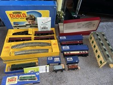 hornby dublo 3 rail Job Lot Train Set , Locomotive, Rolling Stock, Shed, Boxed