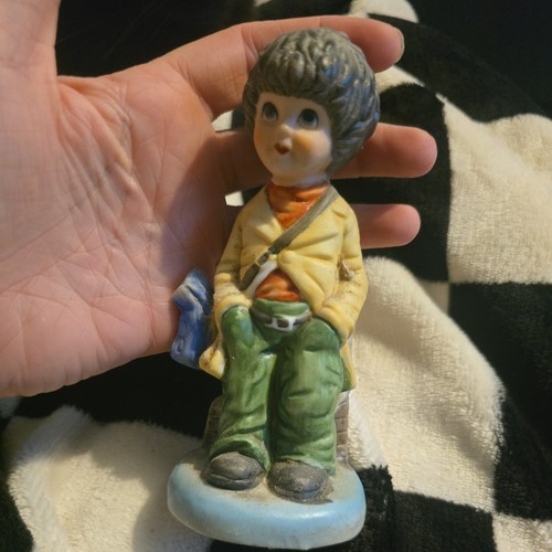 Porcelain figure young - porcelain, of