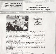 1964 Formula VEE Champion Tech