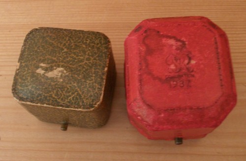 1937 coronation ring box - ring, h