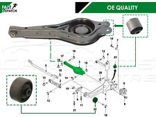 FOR JAGUAR X-TYPE REAR SUSPENSION CONTROL TRAILING WISHBONE ARM BUSH BUSHES