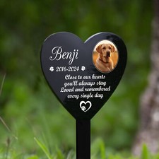 Personalised Pet Memorial Plaques Dog Memorial Grave Stake Pet Loss Gifts 